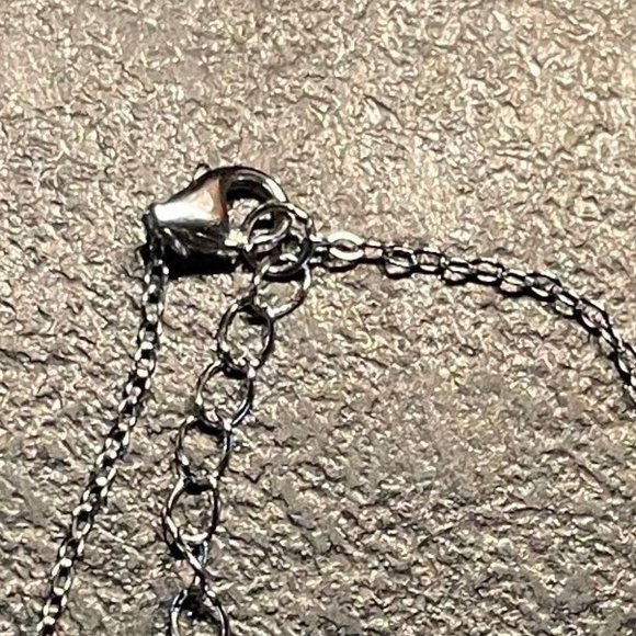 Mountain Moon Sterling Silver Ring Holder Necklace - Gender Neutral, NWOT - Picture 7 of 11